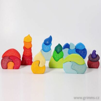 Fantazijní stavební kostky – kapička věžička (Grimm's) - Image 8