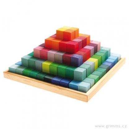 Stavebnice poschoďová pyramida velká, 100 dílů (Gr