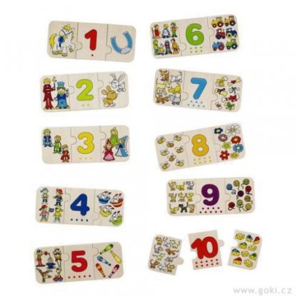 Puzzle Počítáme a přiřazujeme