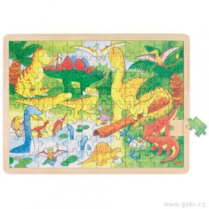 Puzzle na desce – Dinosauři, 96 dílů