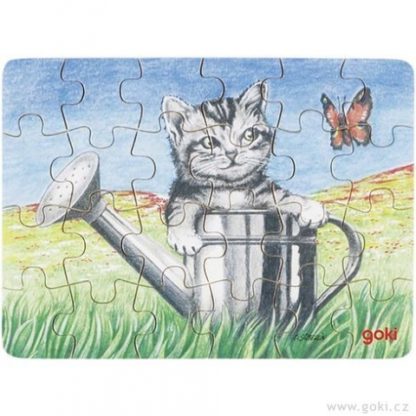 Puzzle mini-koťátko s konvičkou