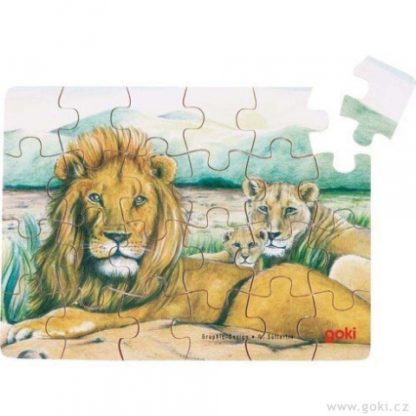 Puzzle – Divoká zvířata, 24 díly -lev