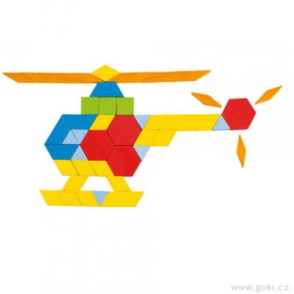 Skládačka puzzle geometrické tvary, 250 ks