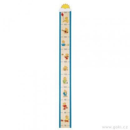 Dětský dřevěný metr – medvídci, 100 cm (Goki)