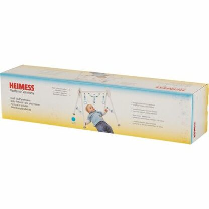 Modrý slon – dřevěná hrazdička pro miminka, 6 výškových poloh (Heimess) - Image 2