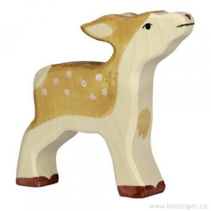 Srnče – lesní zvíře ze dřeva (Holztiger)