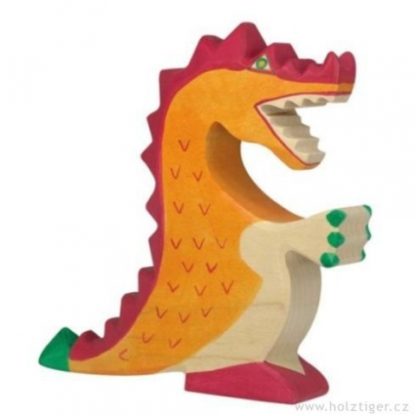 Červený drak – fantazijní dřevěná figurka (Holztiger)