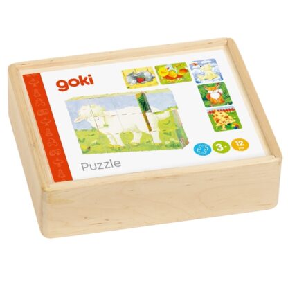 Kostky v dřevěné krabičce – Mláďata (Goki) - Image 4