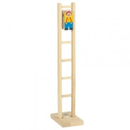 Klaun Climbi na žebříku