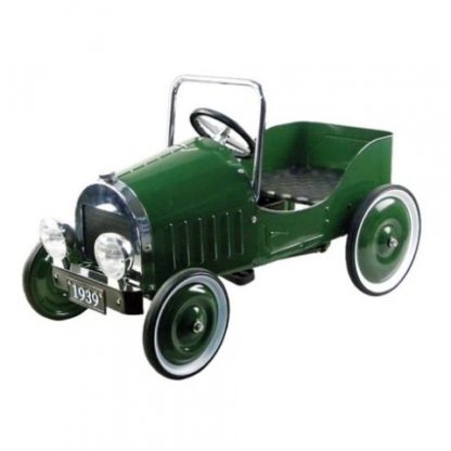 Kovové šlapací auto s gumovými koly