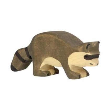 Mýval – vyřezávané zvíře ze dřeva (Holztiger)