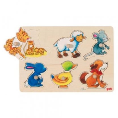 Odkrývací puzzle zvířátka – Rodiče a děti