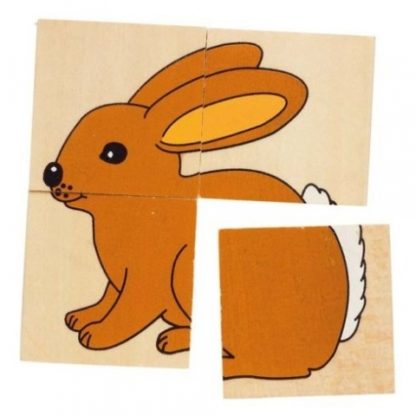 Pexeso a puzzle v jednom – Zvířátka