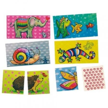 Pexeso a puzzle v jednom – Zvířátka
