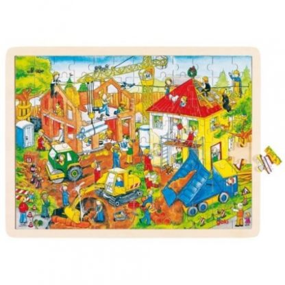 Puzzle na desce – Stavba