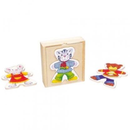 Puzzle – Šatní skříň zvířátka