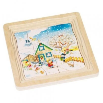 Vícevrstvé puzzle – Roční období