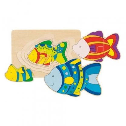 Vícevrstvé puzzle – Ryba