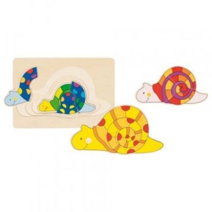 Vícevrstvé puzzle – Šnek