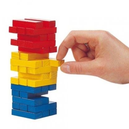 Vratká věž Jenga barevná (Goki)