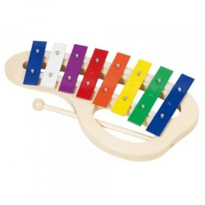 Xylofon barevný, 8 tónů, 32 cm