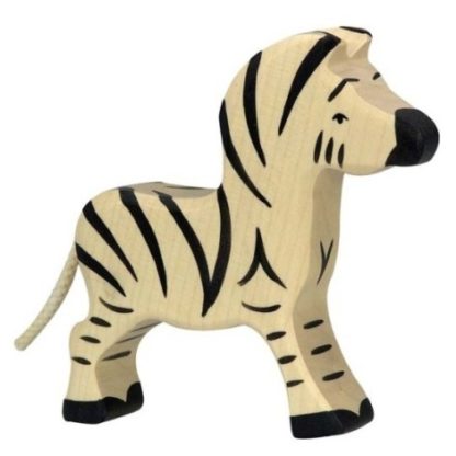 Zebra malá – zvíře ze dřeva
