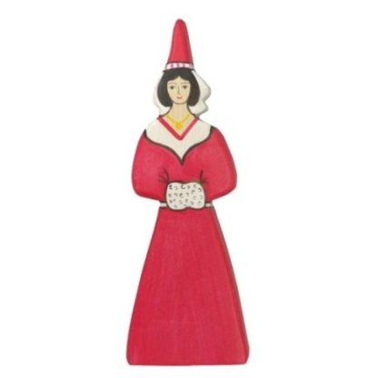 Hradní slečna – dřevěná vyřezávaná figurka (Holztiger)