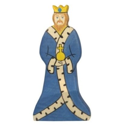Král – dřevěná vyřezávaná figurka (Holztiger)
