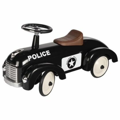 Odrážedlo – odstrkovadlo Černé policejní auto (Goki)