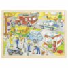 Puzzle – policejní zásah, 56 dílů (Goki)