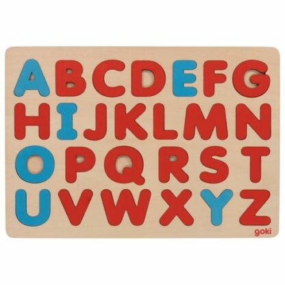 Puzzle abeceda Montessori, 26 dílů (Goki)