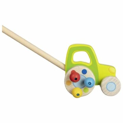 Zelený traktor – hračka na tyči (Goki) NOVINKA - Image 2