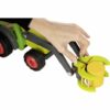 Traktor s čelním nakladačem a vlečkou sena, 55 cm (Goki) - Image 5
