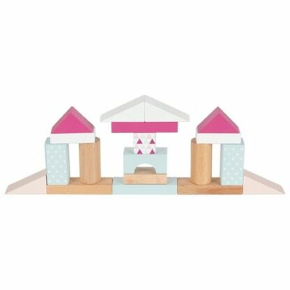 Stavební kostky – Lifestyle růžová (Goki) - Image 3