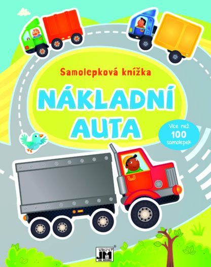 Nákladní auta - Samolepková knížka