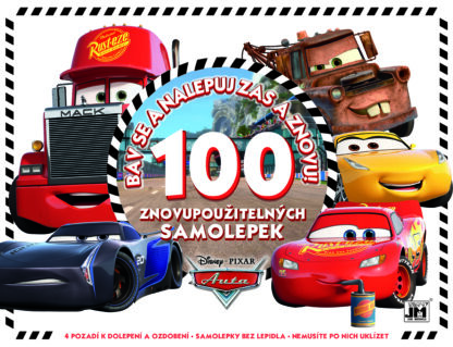 Auta - Samolepková knížka