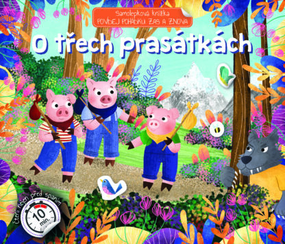 O třech prasátkách - Samolepková knížka