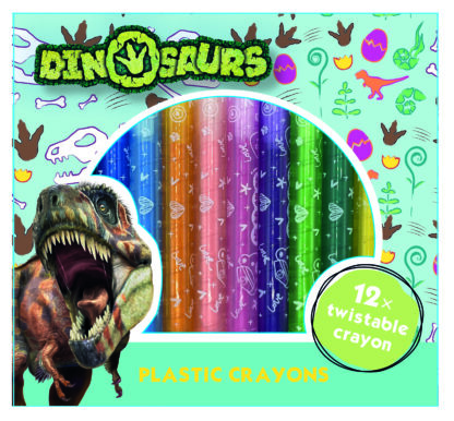 Šroubovací voskovky - Dinosauři