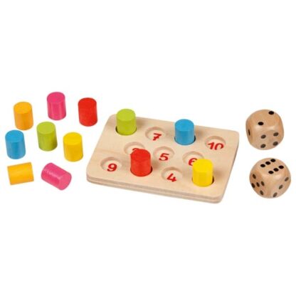Mini – Shut the box, 15 dílů (Goki)