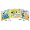 Magnetická knížka puzzle – Na statku, 40 dílů (Goki) - Image 2