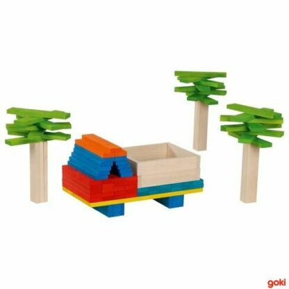 Stavební destičky duhové, 200 dílů (Goki) - Image 6