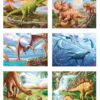 Kostky v dřevěné krabičce – Dinosauři (Goki)