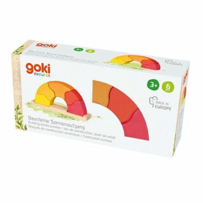 Východ slunce – stavební kostky, 6 dílů (Goki) - Image 3