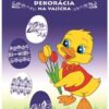 Smršťovací dekorace na vejce 12 ks, modro-bílé vzory