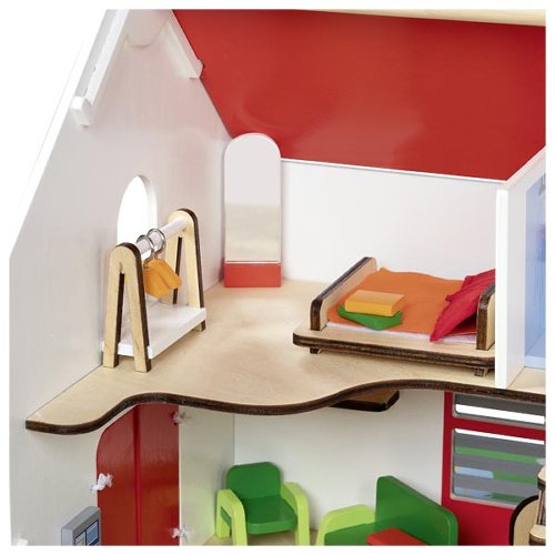 Přenosný domeček pro panenky Eco House, s doplňky - Image 3