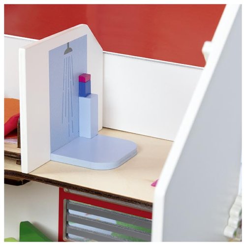 Přenosný domeček pro panenky Eco House, s doplňky - Image 5