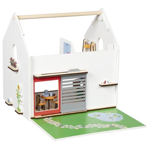 Přenosný domeček pro panenky Eco House, s doplňky - Image 7